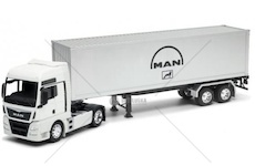 Model MAN TGX bílý s návěsem 26510