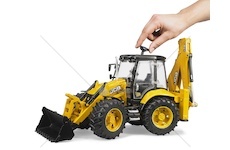 Model traktorbagru s čelním nakladačem jcb 4cx skala,1:16 plast 0240709_A