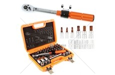 Momentový klíč 1/4", 5 - 25 Nm, sada 32 ks BJC