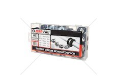 Montážní objímky na kabely, trubky, hadice, sada 42 ks - MAR-POL