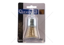 Mosazný drátěný kartáč vlnitý 28MM Geko G00711