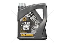 Motorový olej -  5w30 mannol energy formula psa acea c3 api sn/ch-4 acea c2 o.e.m. for peugeot citroen 4l 7703-4