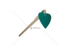 Motyka srdcová s násadou-velká