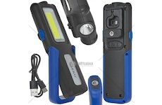 Multifunkční svítilna COB LED 5 W + 3 W, 400 lm, 2000 mAh, s magnetem a funkcí powerbanky - GEKO