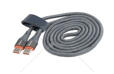 Nabíjecí kabel 65W 3A 2X USB/Typ-C C63043