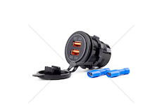 Nabíječka 2xUSB 12/24V MOD-05 AMiO-02855