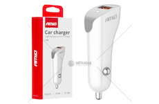 Nabíječka do auta USB-A 2.1A 12/24V AMiO-03873