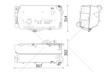 Nádrž expanzní 567x302x314 man tgs/tgx d2066lf01-d3876lf09 od 06.2006 0271959_A