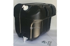 Nádrž na vodu, kanystr 50L černý plast s mýdlenkou SERTPLAST 42U2153