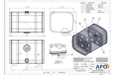 Nádrž paliva 300 l /560x640x940 fe kompletní mercedes 0207698_A
