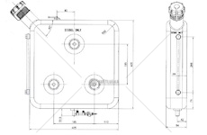 Nádrž paliva nezávislého topení 12 l - plast webasto 0115078_A