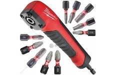 Nádstavec rázový 90° display set shockwave™ 1/4