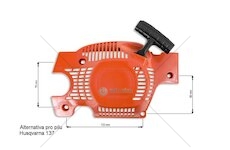 Náhradní startér, typ Husqvarna 137
