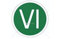 Nálepka  6 /vi/ pr.220mm 937796029_A