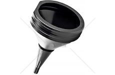 Nálevka trychtýř na PHM a olej plastová 21cm se sítkem rovná