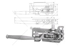 Napínač plachty čtyřhran 12mm l schmitz, edscha 0139324_A