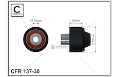 Napinak citroen berlingo 96> 1.6 hdi 52x10x26 137-30