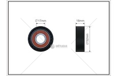 Napinak ford transit 00> 2.0 tdci 52x17x18 04-00