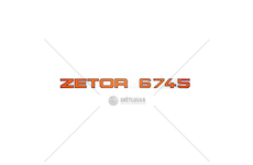 Nápis boční Zetor 6745 67455301