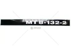Nápis mt8-132.2 - pravý | TZ561104