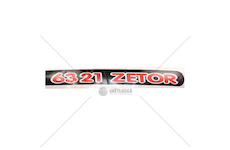 Nápis pravý Zetor 6321 53802001
