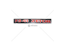 Nápis pravý Zetor 7341 53802006