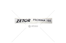 Nápis Zetor Proxima 105 Levý 65802019