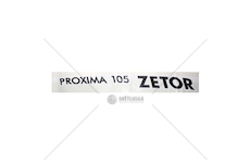 Nápis Zetor Proxima 105 Pravý 65802020