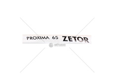 Nápis Zetor Proxima 65 Pravý 65802012