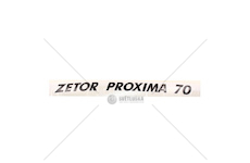 Nápis Zetor Proxima 70 Levý 65802111