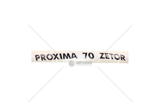 Nápis Zetor Proxima 70 Pravý 65802112