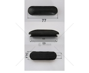 Nárazník - doraz pryžový  77x24,4 cm 0920 998000370_A