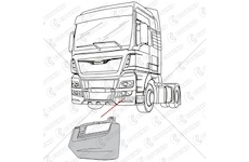 Nárazník přední spodní s otvorem na mlhovku  l man tgx 0295639_A