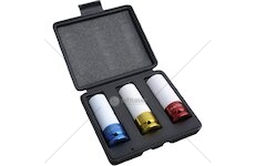 Nástrčné rázové hlavice 1/2", sada 3 ks GÜDE