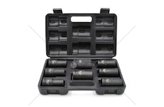 Nástrčné rázové hlavice 3/4", 17-32mm, 8ks v kufru GEKO