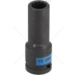 Nástrčný klíč dlouhý rázový 1/2 15*80MM King King Ton 443015M