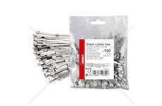 Nerezové sťahovací pásky 4,6x100mm 100 ks AMiO-04319