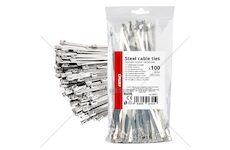 Nerezové stahovací pásky 4,6x200mm 100 ks AMiO-04321