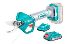 Nůžky zahradnické AKU, Brushless, 20V Li-ion, 2000mAh, industrial, 1ks baterie a nabíječky TOTAL