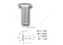 Nýt 8x25 al 0161733_A