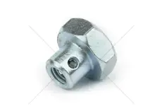 Objímka / čep stříbrný 1válec | TZ76016