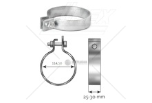 Objímka trubky výfuku 114,50mm man f90 0040733_A