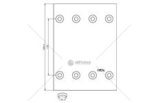 Obložení brzdové 19574.1 textar 200x302 pn bpw sn 3020, kaessbohrer 0015868_A