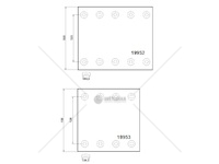 Obložení brzdové 19952.1 fomar 160x362 bpw  kh khsf10008-15/khsf 11008-15 eco plus 0110037_A