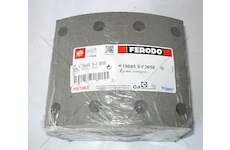 Obložení brzdové vrtané 160x15mm - SADA 8ks - FERODO