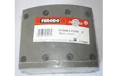 Obložení brzdové vrtané 160x16mm - SADA 8ks - FERODO