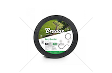 Obruba záhonů černá 10 m x 4 cm 20 ks kotev EASY BORDER SET BRADAS
