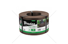 Obruba záhonů WOOD BORDER, hnědá 130mm x 2.8mm x 10m BRADAS