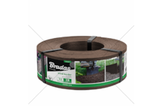 Obruba záhonů WOOD BORDER, hnědá 78mm x 2.8mm x 10m BRADAS