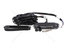 Obrysové LED světlo bílé 12/24V oválné kouřové Boreman Boreman 1001-6003C